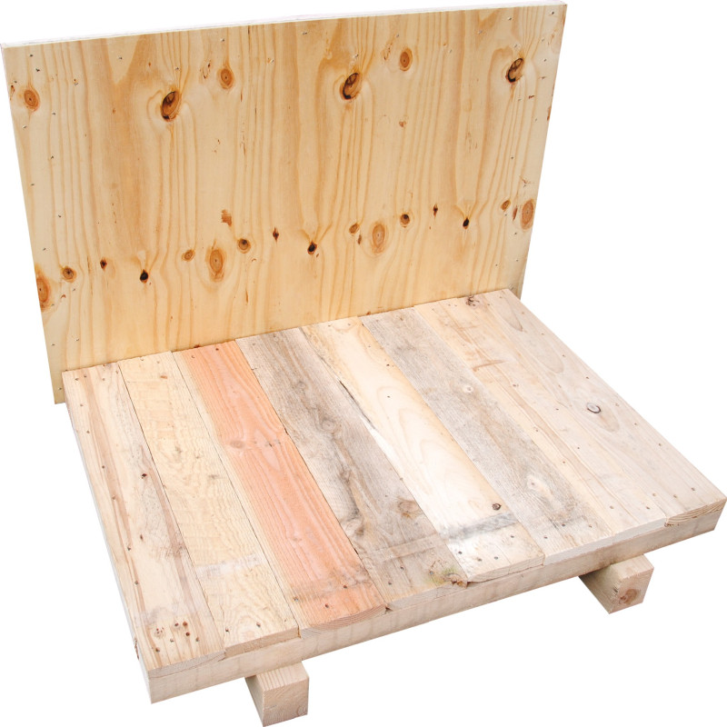 Caisse bois contreplaqué produit lourd non monté sur mesure