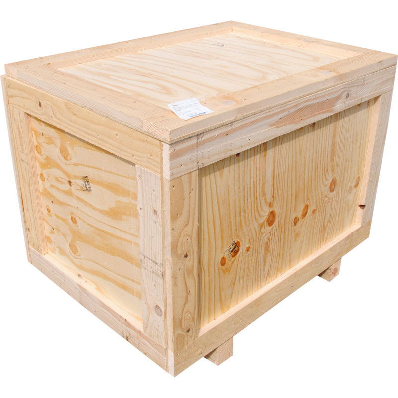 Caisse bois contreplaqué produit lourd non monté sur mesure