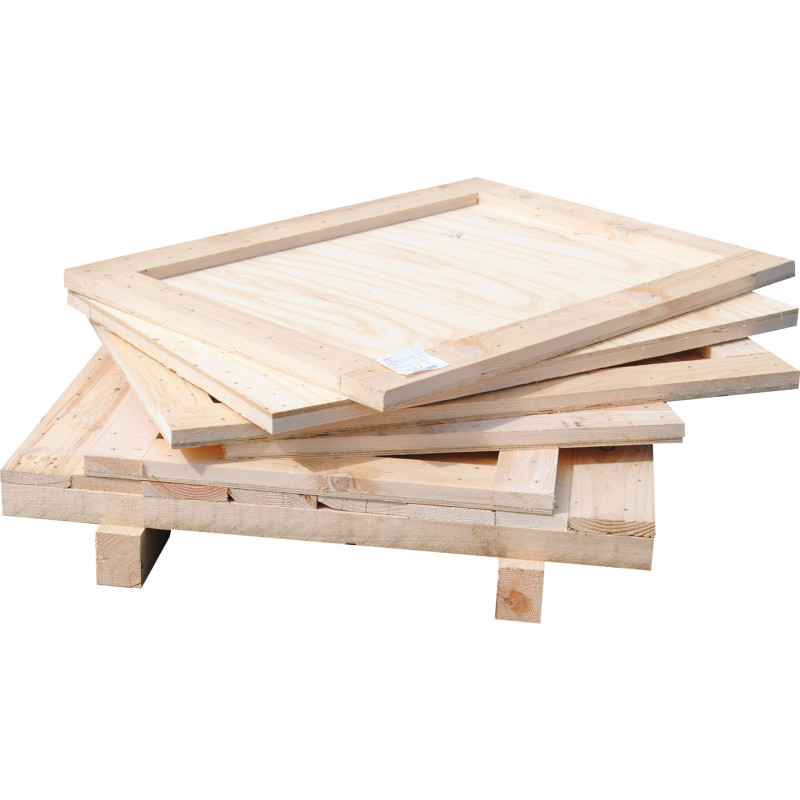 Caisse bois contreplaqué produit lourd non monté sur mesure